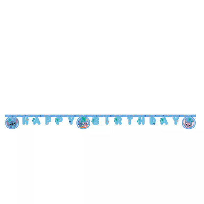 Faixa Happy Birthday Stitch Angel