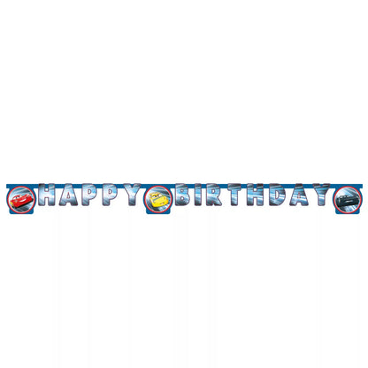 Faixa Happy Birthday Cars Victory Is Mine