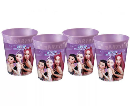 Copos reutilizáveis K-Pop (4 unidades)