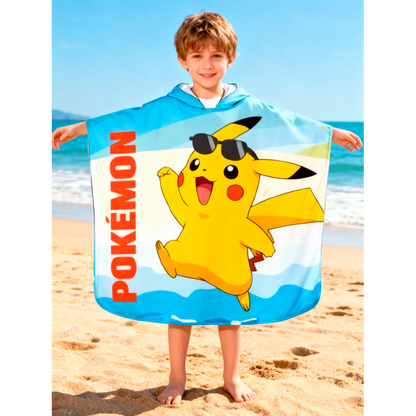 Poncho de Praia Pokémon - Pikachu