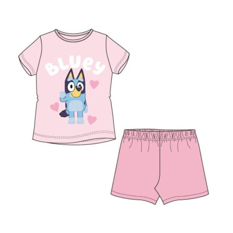 Pijama manga curta Bluey (3-8 anos)