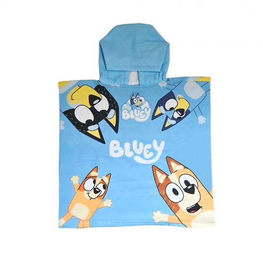 Poncho de Praia Bluey azul