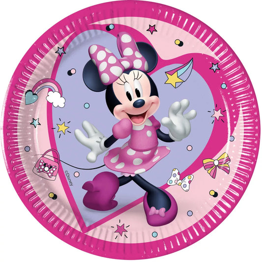Pratos de papel Minnie Junior (8 unidades)