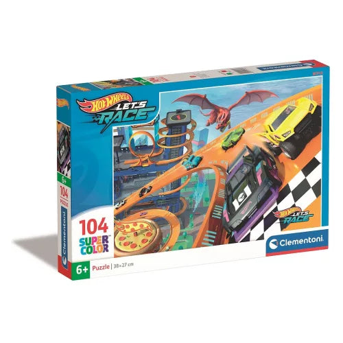 Puzzle 104 peças Hot Wheels