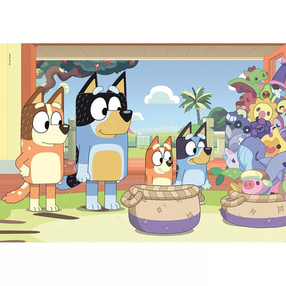 Puzzle 2x20 peças Bluey Family Time