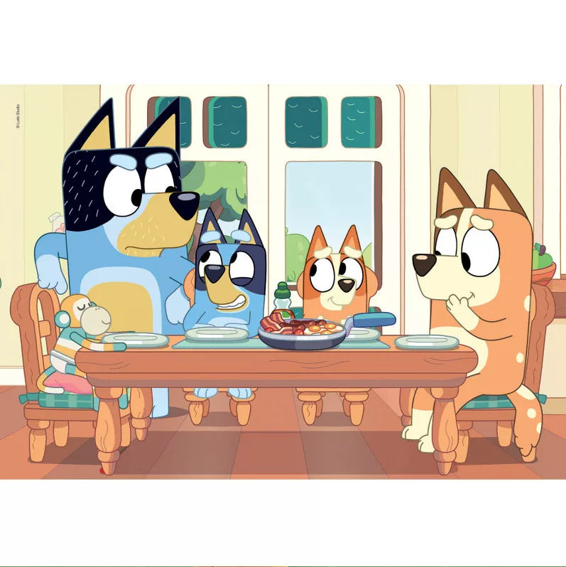 Puzzle 2x20 peças Bluey Family Time