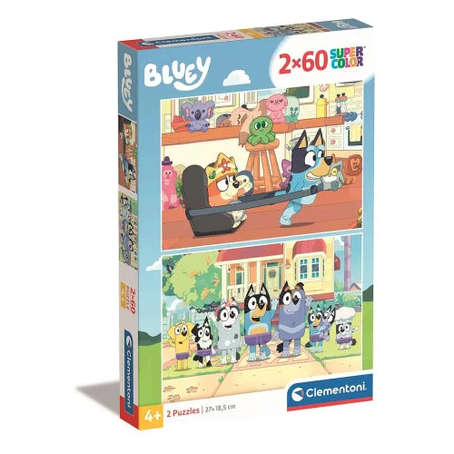 Puzzle 2x60 peças Bluey
