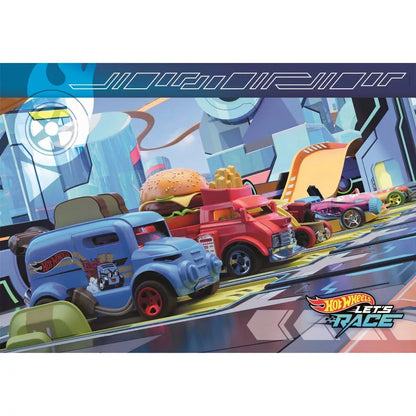 Puzzle 2x60 peças Hot Wheels