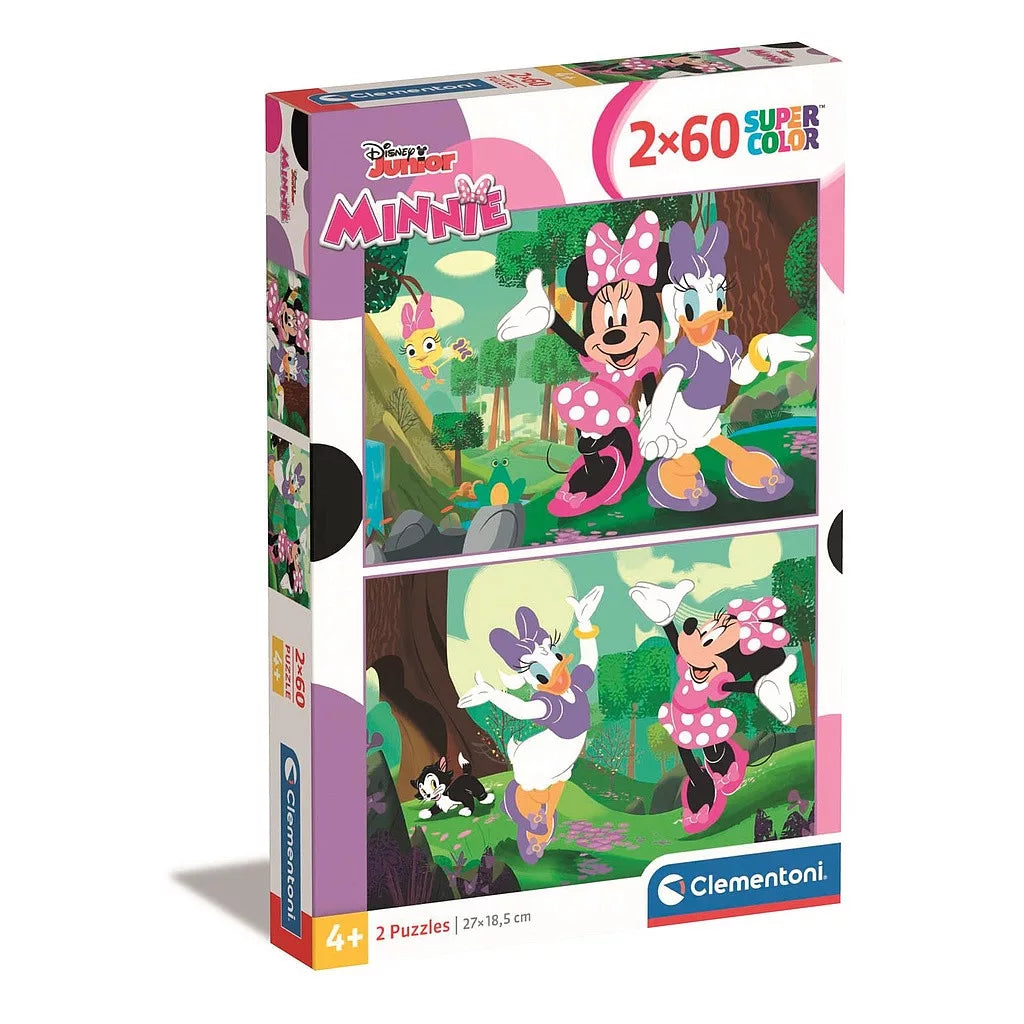 Puzzle 2x60 peças Minnie & Margarida