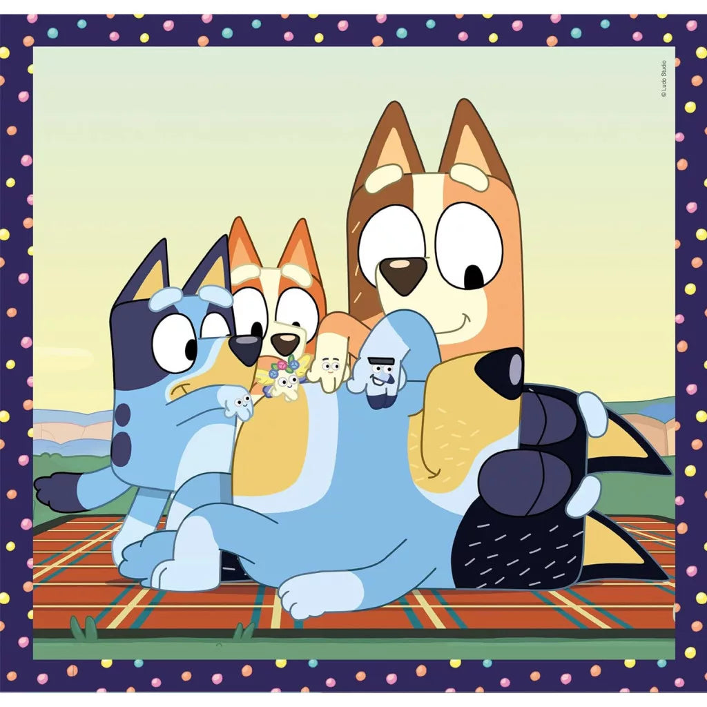 Puzzle 3x48 peças Bluey Together