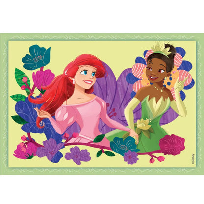Puzzle 4 em 1 Princesas Disney