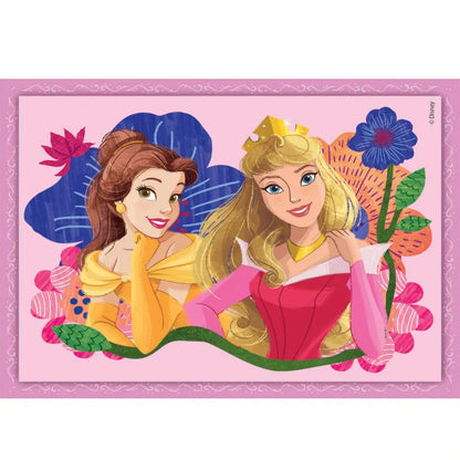 Puzzle 4 em 1 Princesas Disney