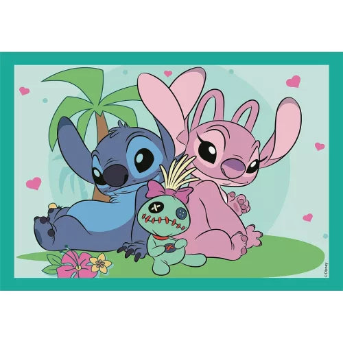 Puzzle 4 em 1 Stitch