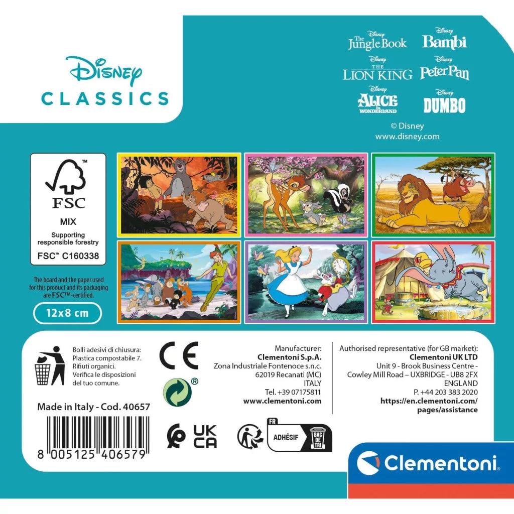 Puzzle 6 cubos Disney Classics