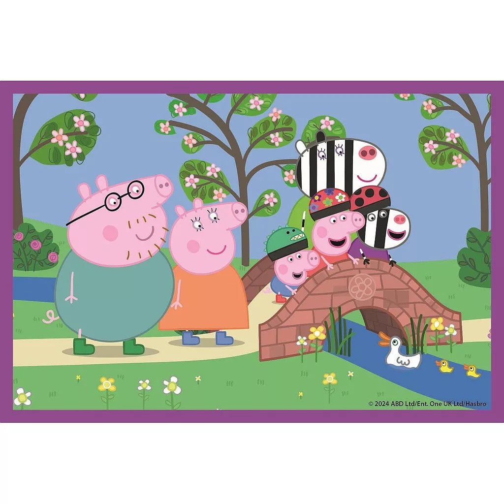 Puzzle 6 cubos Peppa Pig Duck Pond