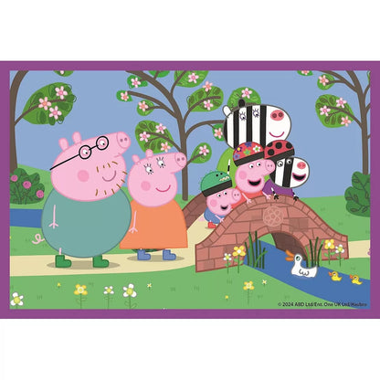 Puzzle 6 cubos Peppa Pig Duck Pond