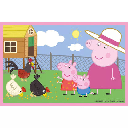 Puzzle 6 cubos Peppa Pig Duck Pond