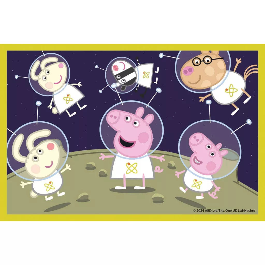 Puzzle 6 cubos Peppa Pig Duck Pond