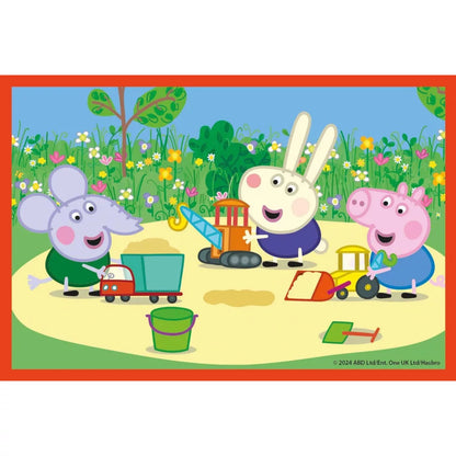 Puzzle 6 cubos Peppa Pig Duck Pond
