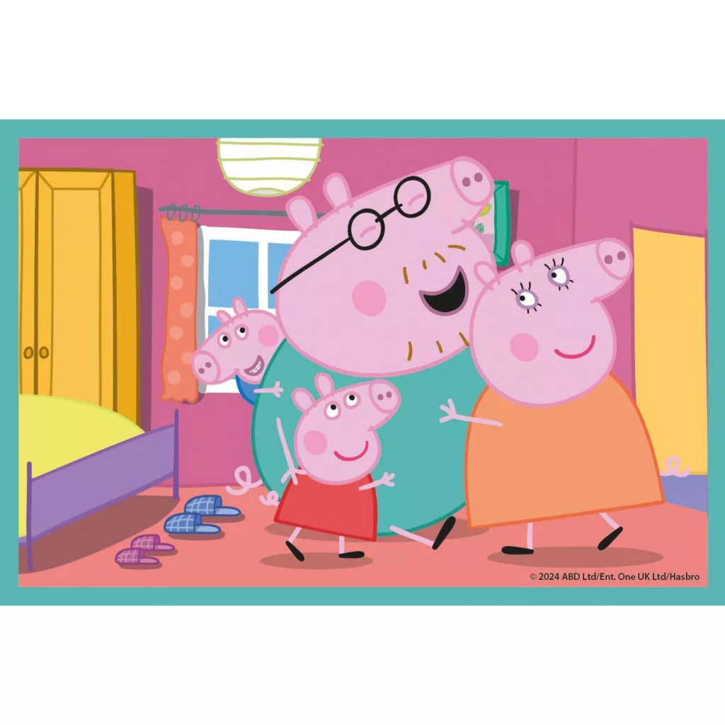 Puzzle 6 cubos Peppa Pig Duck Pond