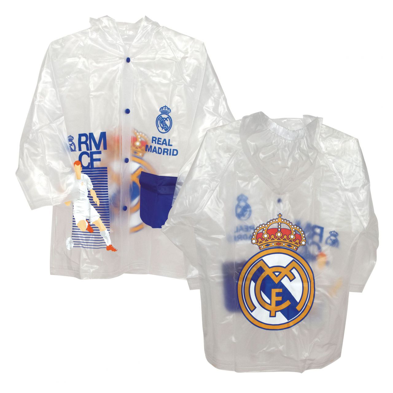 Capa de chuva Real Madrid (4-8 anos) - BONECADA