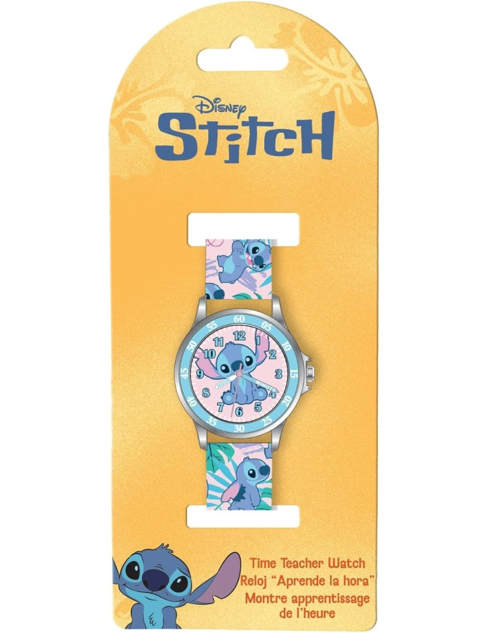 Relógio Analógico Stitch Time Teacher