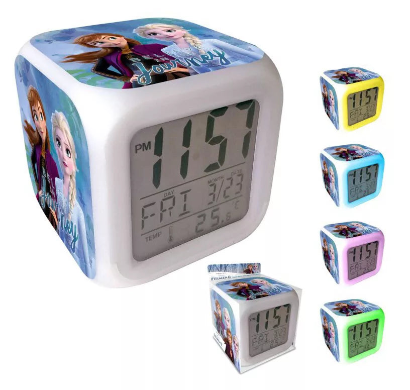 Relógio de mesa com alarme Frozen Journey