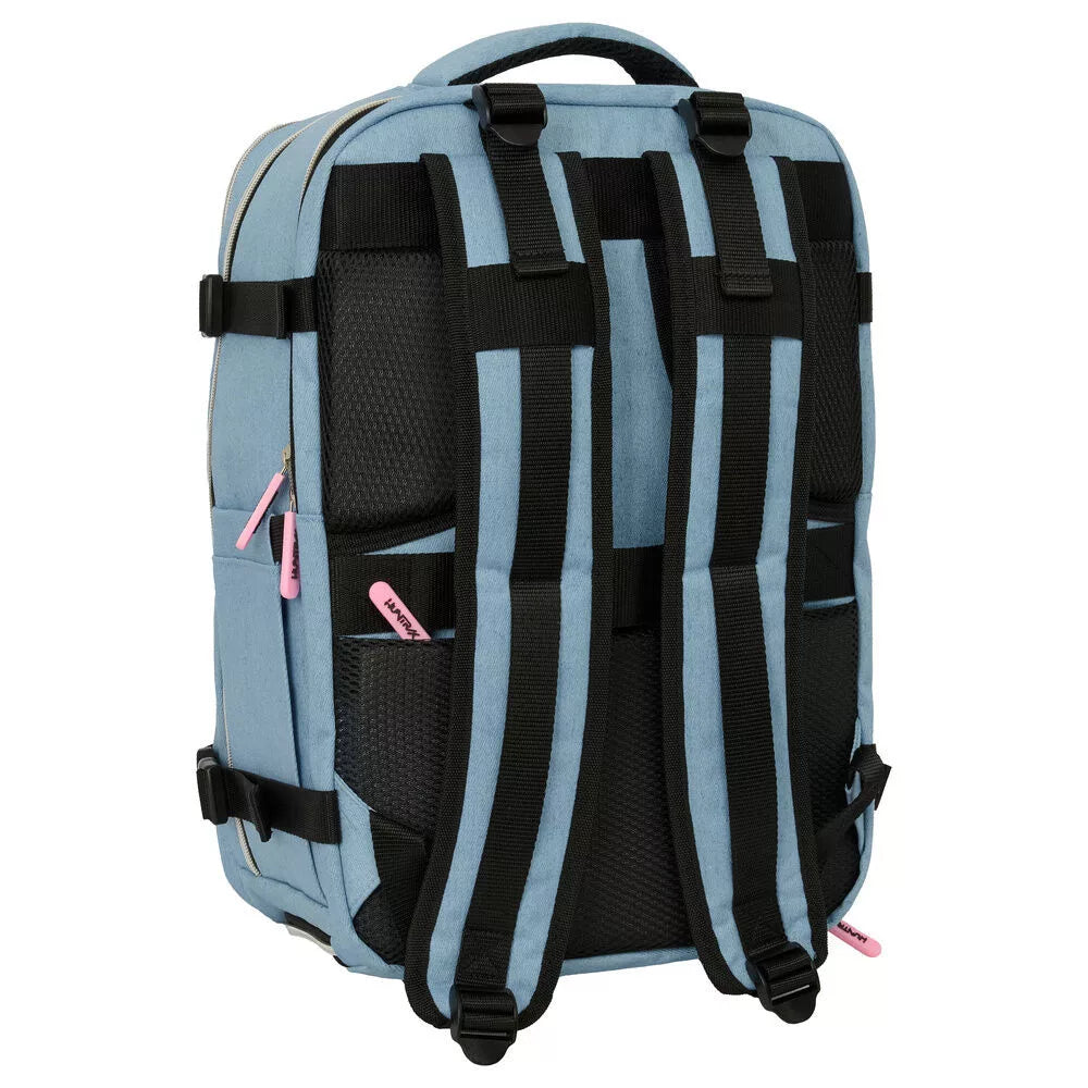 Mochila de Viagem K-pop Demon Hunters Denim Dreams 44 cm