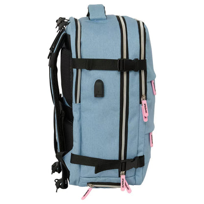 Mochila de Viagem K-pop Demon Hunters Denim Dreams 44 cm