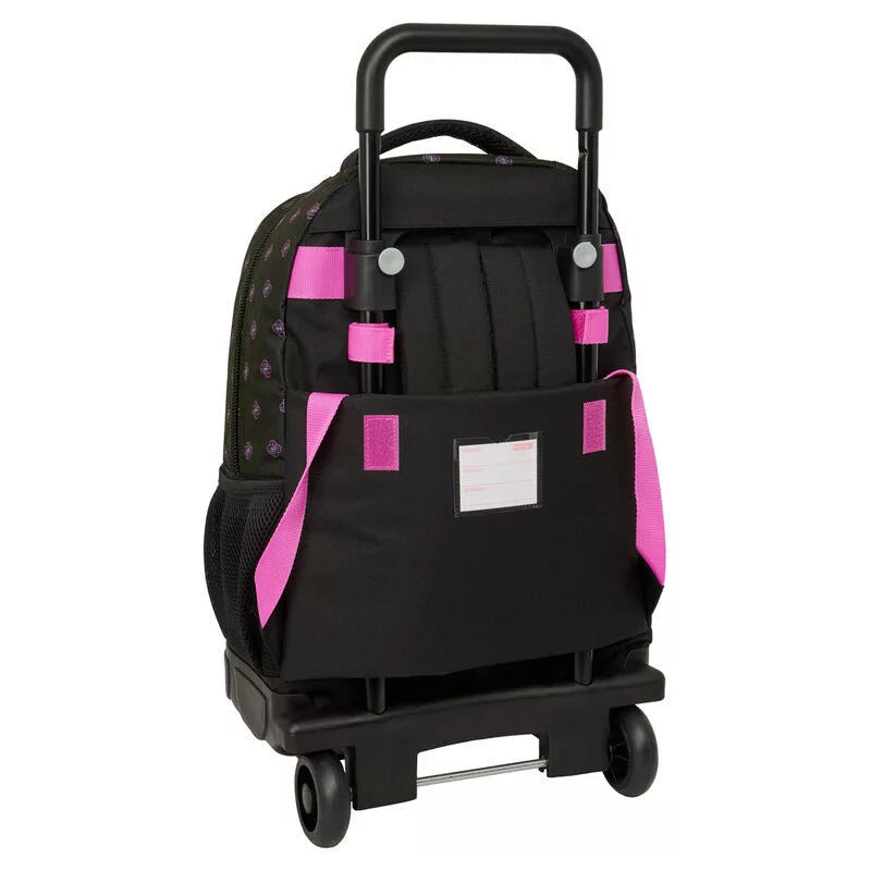 Mochila Trolley Escolar Premium K-pop Demon Hunters Negra 45 cm