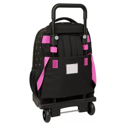 Mochila Trolley Escolar Premium K-pop Demon Hunters Negra 45 cm