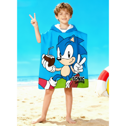 Poncho de Praia Sonic azul