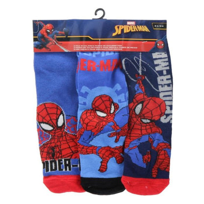 3 pares de meias Spiderman