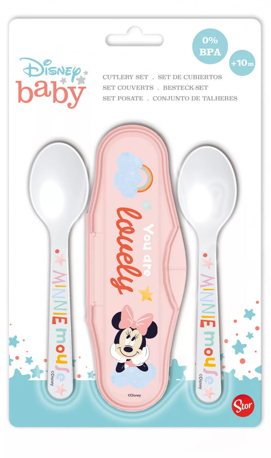 Conjunto de Talheres de viagem Minnie baby