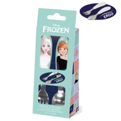 2 talheres ergonómicos Frozen snowy