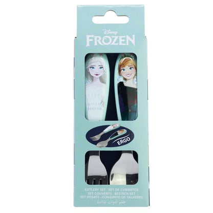 2 talheres ergonómicos Frozen snowy