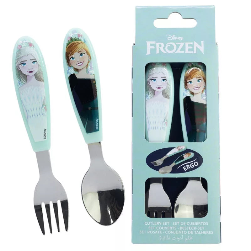 2 talheres ergonómicos Frozen snowy