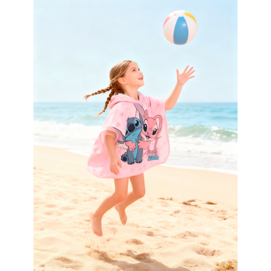 Poncho de Praia Stitch Angel