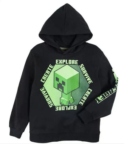 Sweat-shirt Minecraft Explore (6-12 anos)