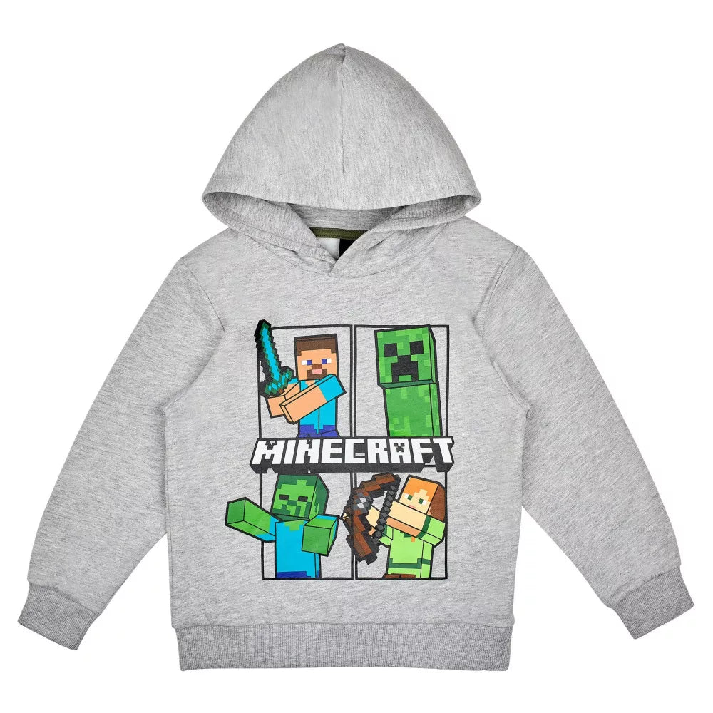 Sweat-shirt Minecraft Grey (6-12 anos)