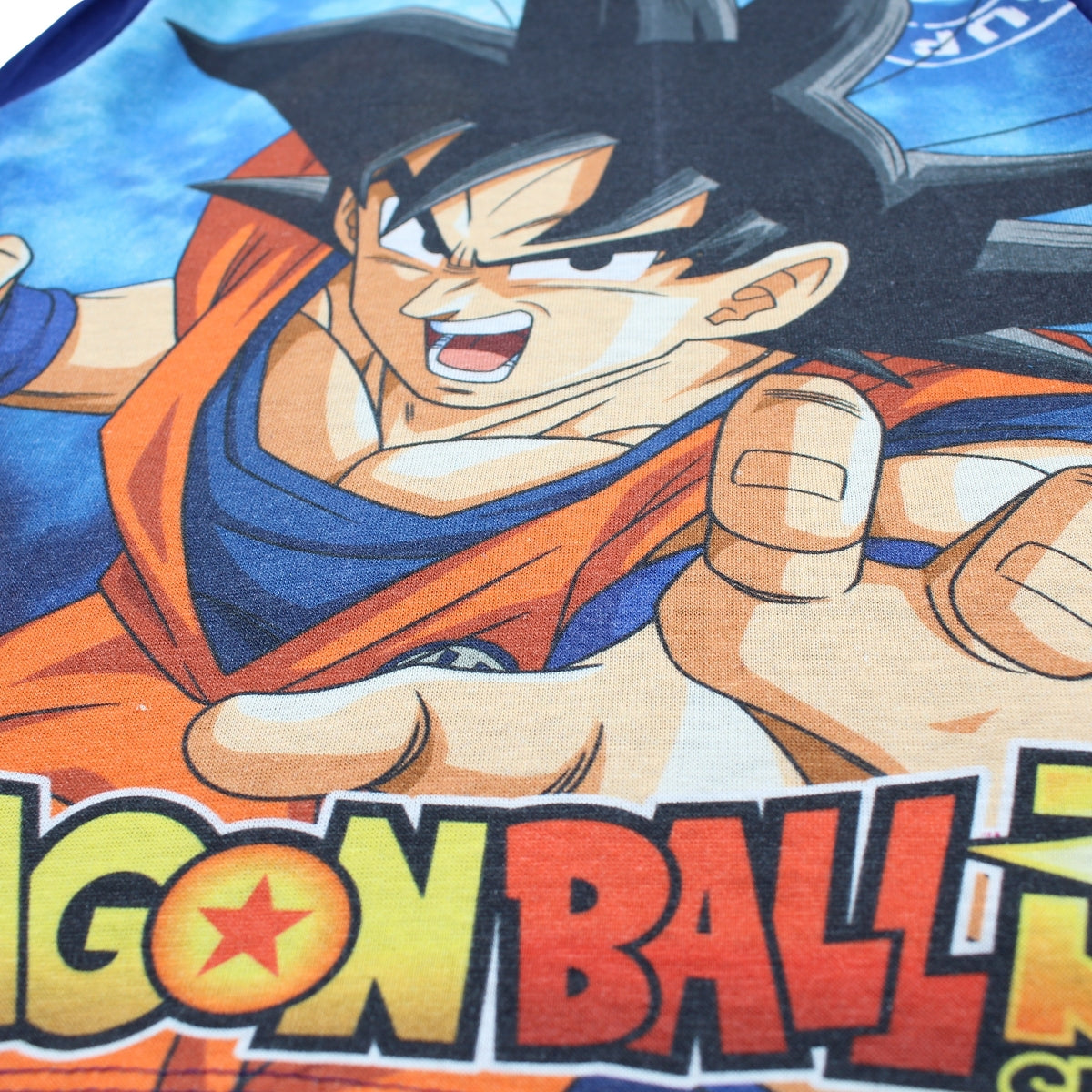 T-shirt manga comprida Dragon Ball azul/azul claro - BONECADA