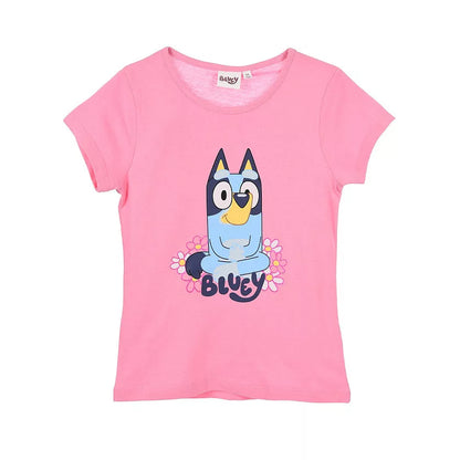 T-shirt manga curta Bluey