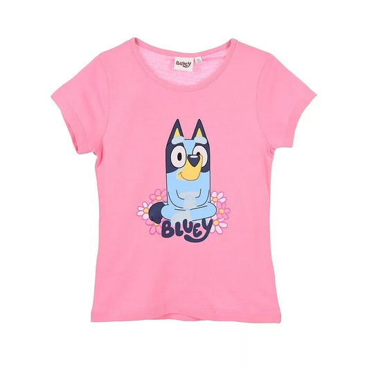 T-shirt manga curta Bluey