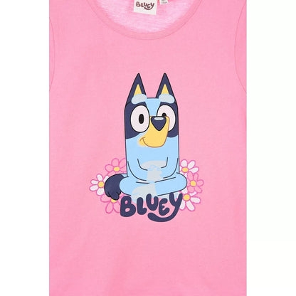 T-shirt manga curta Bluey