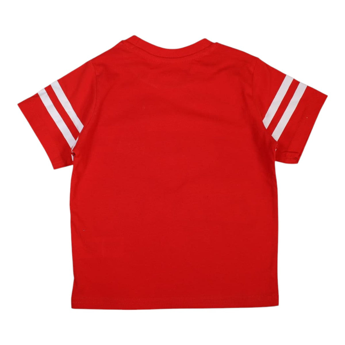 T-shirt manga curta Sonic azul/vermelho - BONECADA