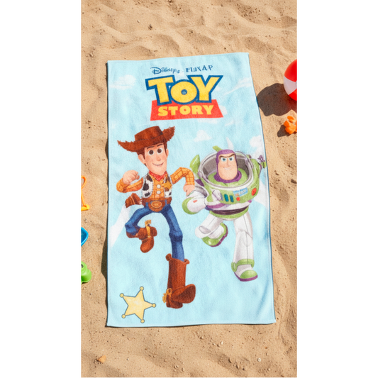 Toalha praia microfibra Toy Story
