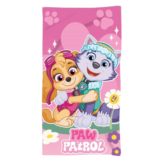 Toalha praia microfibra Patrulha Pata