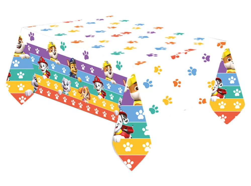 Toalha de festa Patrulha Pata Color Paws