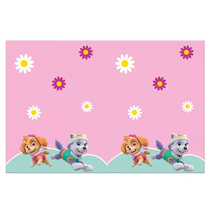 Toalha de festa Patrulha Pata Skye e Everest