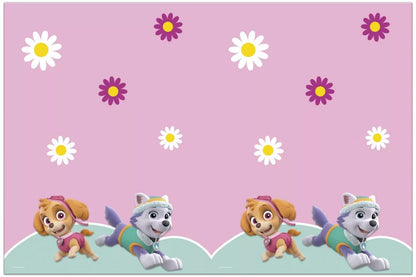 Toalha de festa Patrulha Pata Skye e Everest